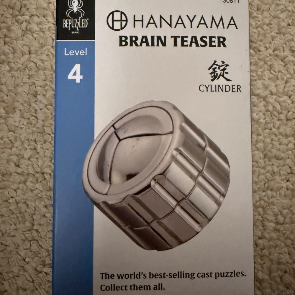 Hanayama Brain Teaser Cylinder Puzzle